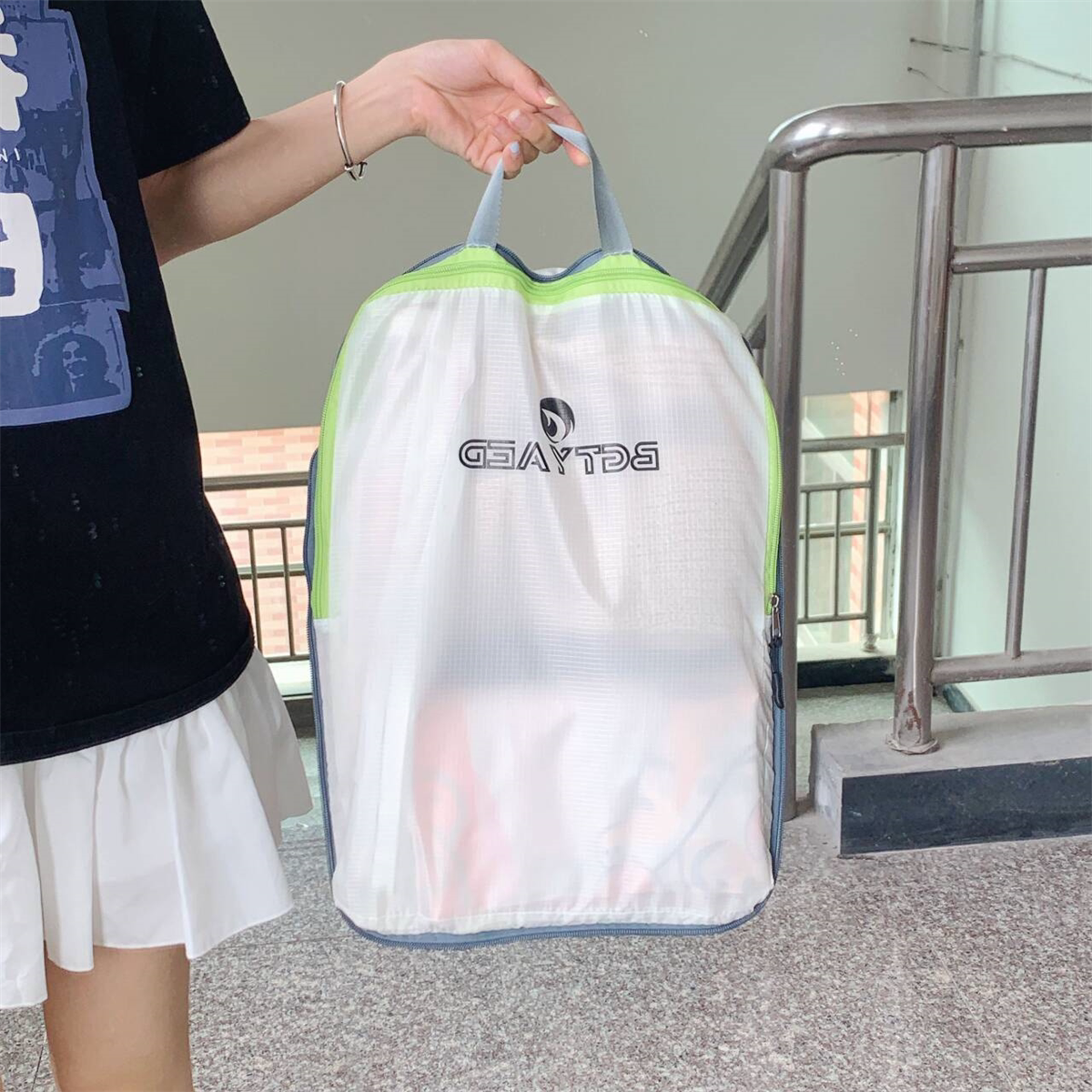 出口老美旅行分类收纳袋7件套 超轻可压缩行李箱衣物整理储物袋 detail image 16