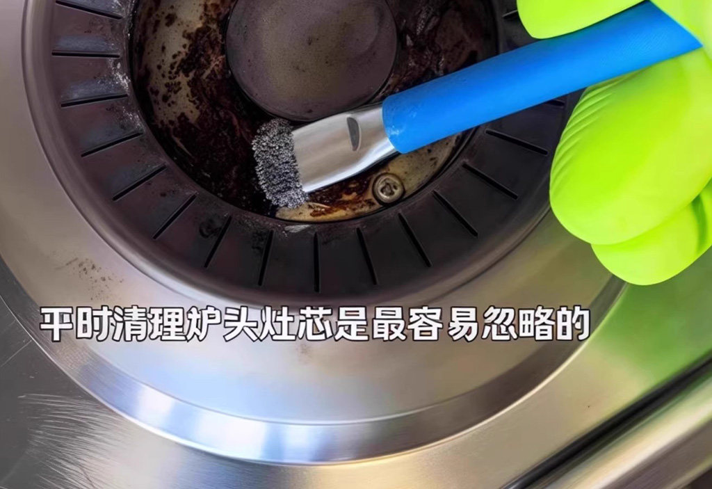 燃气灶台双头小钢丝刷厨房炉灶清洁多功能刷缝隙清洁去油污清洁刷 detail image 3