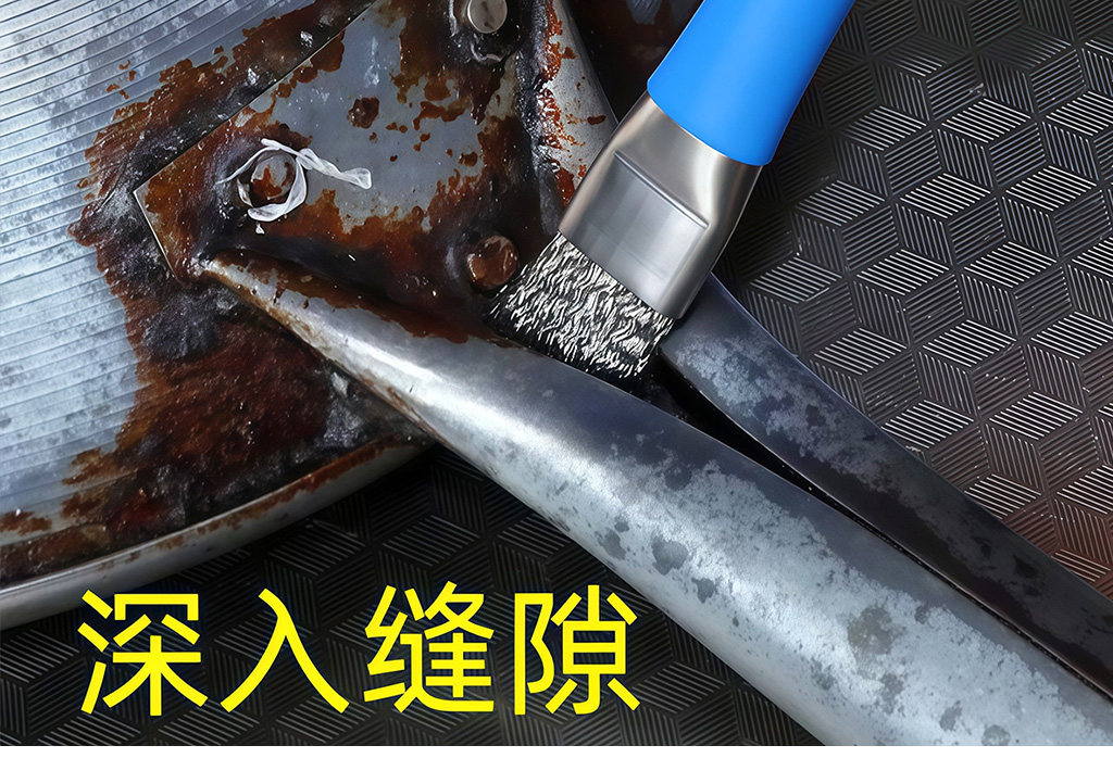 燃气灶台双头小钢丝刷厨房炉灶清洁多功能刷缝隙清洁去油污清洁刷 detail image 5