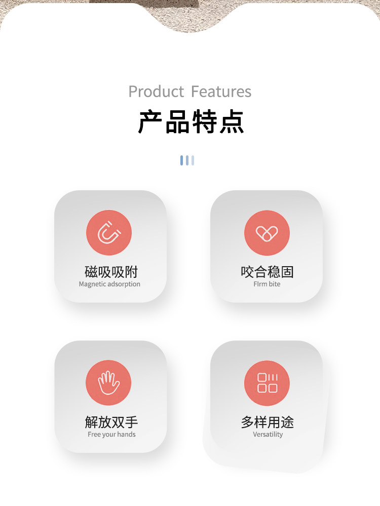 强力小马磁吸帽子夹子收纳神器便携帽夹外出旅行可爱防丢网红挂钩 detail image 1