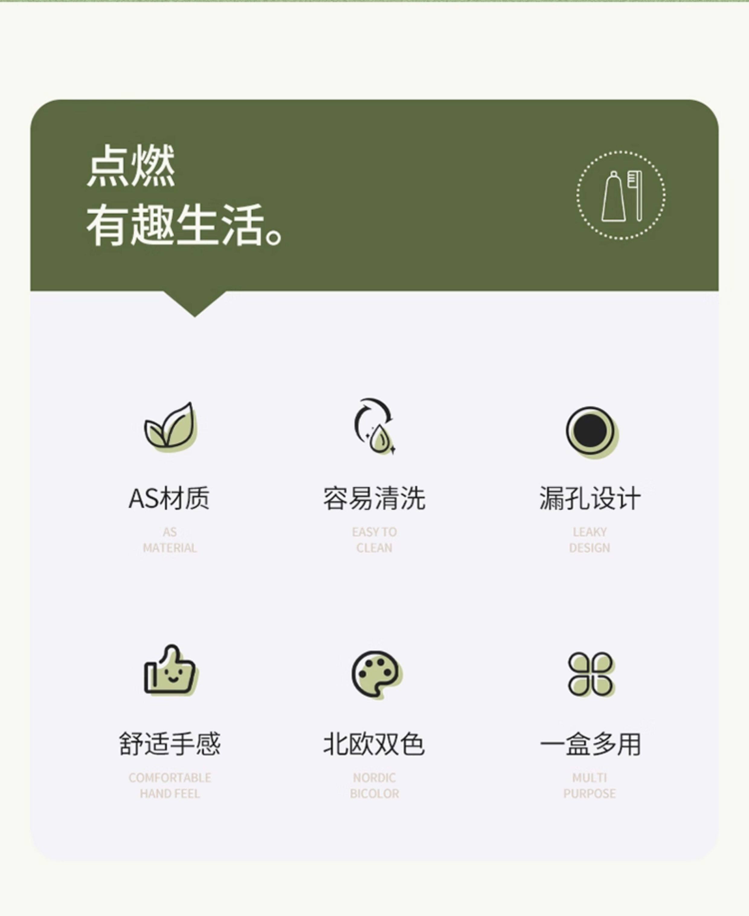 水波纹牙刷盒出差旅行小巧牙刷收纳盒便携带盖沥水牙刷套牙具盒子 detail image 2
