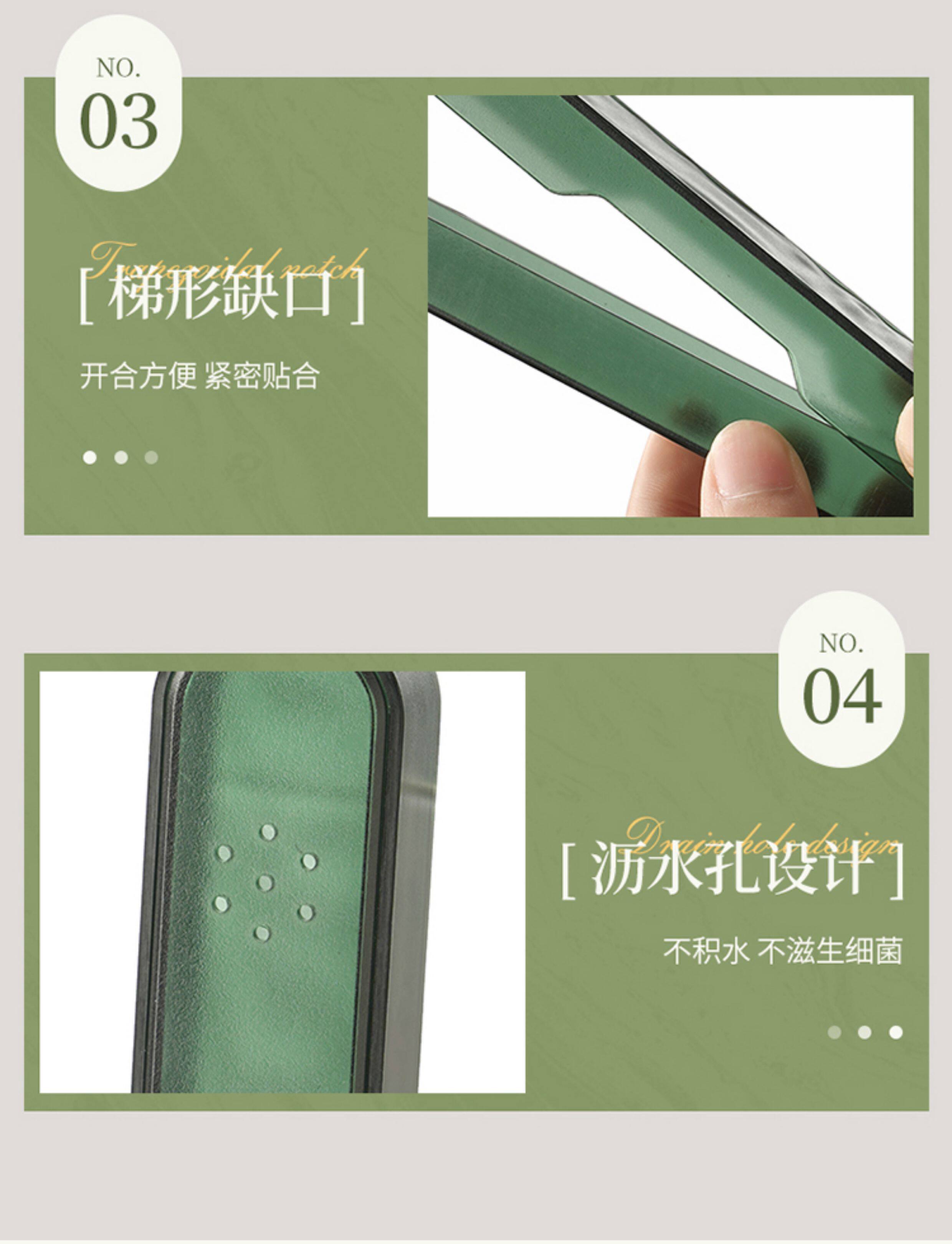 水波纹牙刷盒出差旅行小巧牙刷收纳盒便携带盖沥水牙刷套牙具盒子 detail image 18