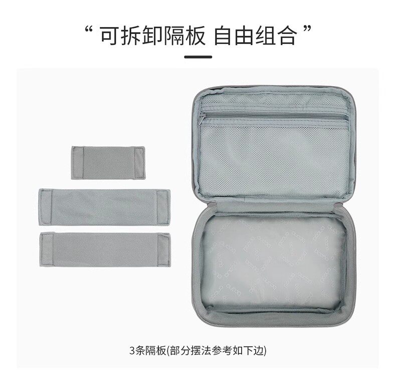 多功能数码收纳包大容量便携旅行充电器数据线硬盘充电宝电源线包 detail image 5