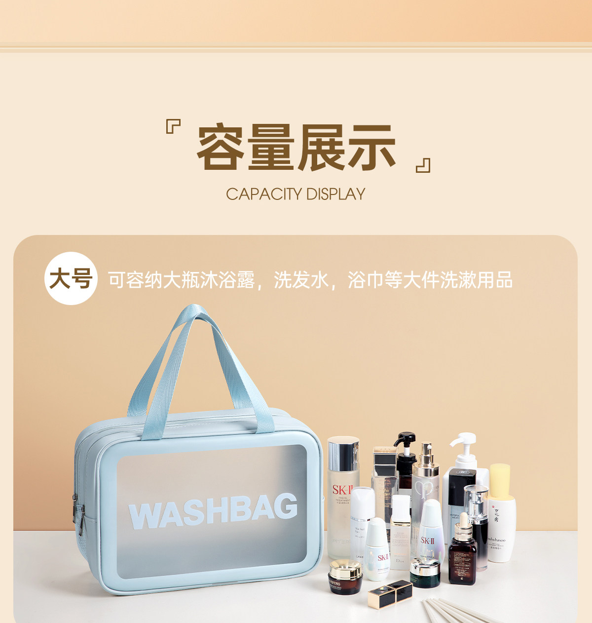 impermeabile da viaggio Toiletry Bag detail image 14