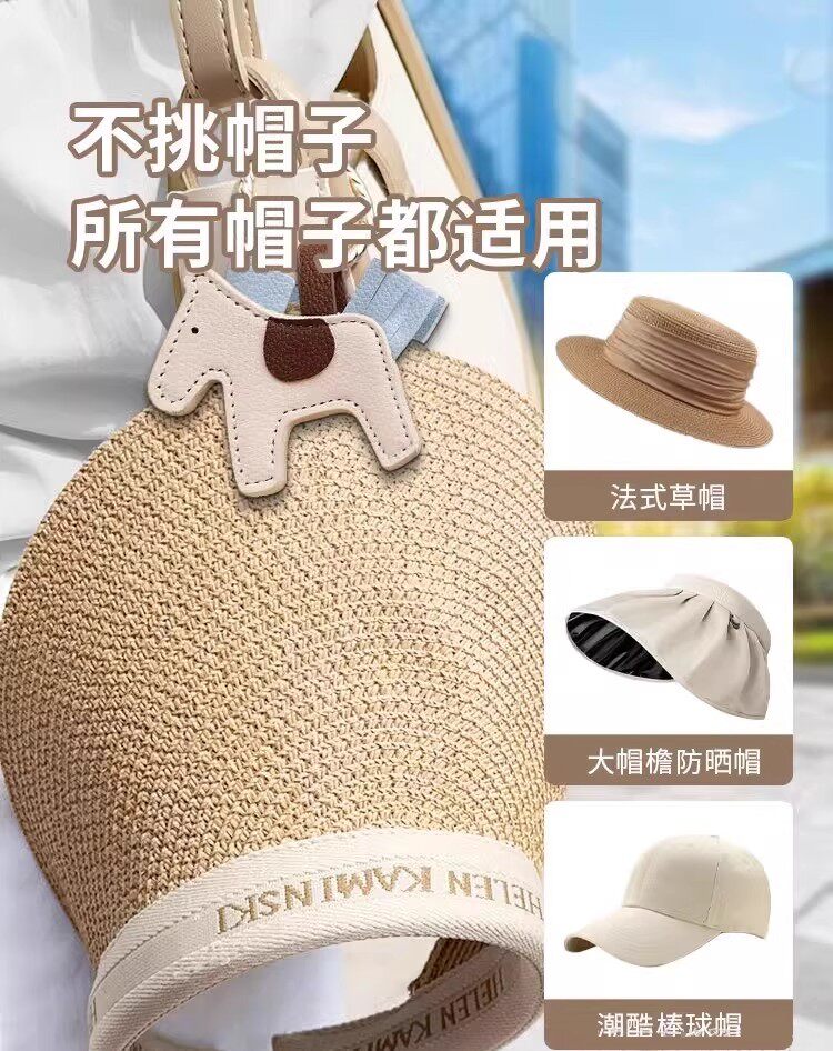 帽夹磁吸帽子夹防掉便携旅行收纳挂饰挂包帽夹神器户外防丢夹帽夹 detail image 3