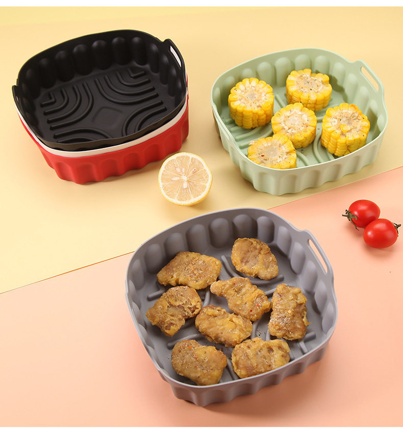 Reusable Silicone Air Fryer Tray detail image 9