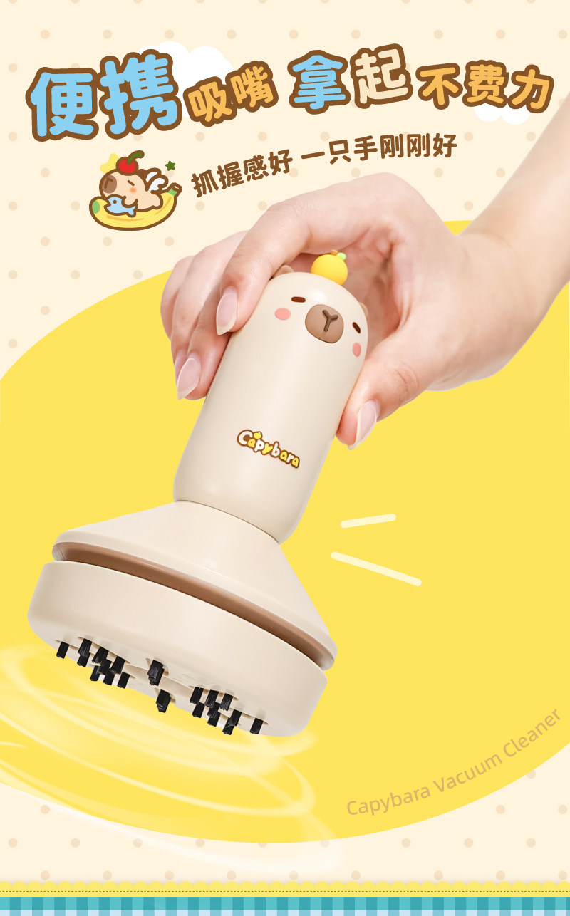 桌面吸尘器大吸力学生小型迷你手持电动吸橡皮擦屑机USB充电书桌自动清理吸灰尘键盘清洁儿童铅笔屑清理神器 detail image 7