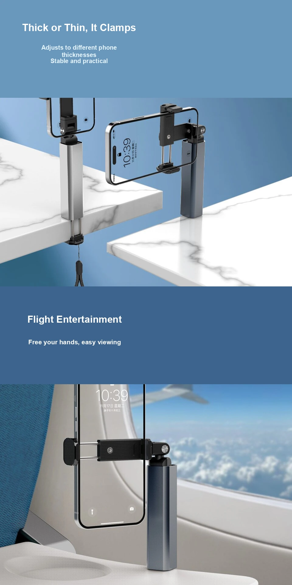 Airplane Tray Phone Holder detail image 16