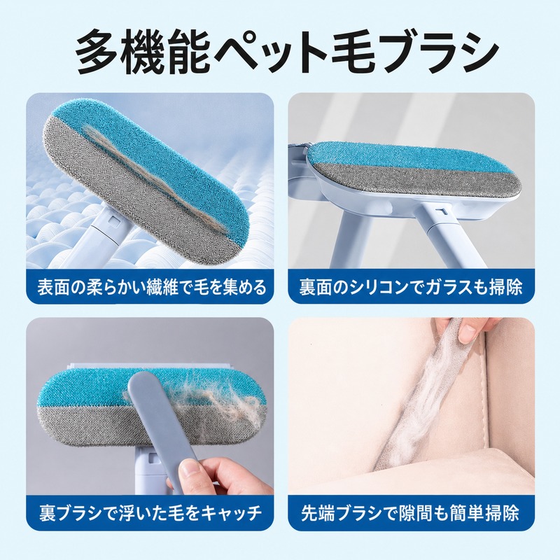 洗えるペット毛クリーナーブラシ detail image 2