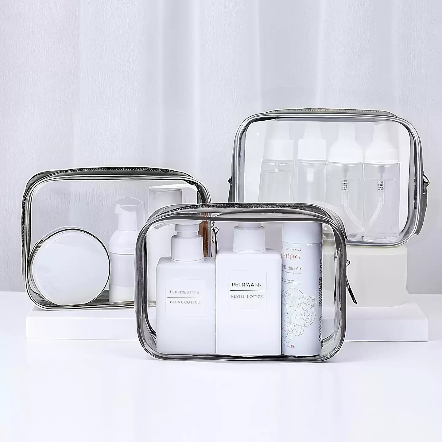 Clear Travel Toiletry Pouch
